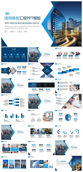 商务会议汇报项目介绍PPT