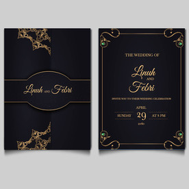 高端会所请柬图片