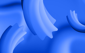 蓝色立体空间背景