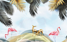 高清 北欧背景墙 TIF分层