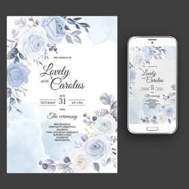 婚礼邀请函图片