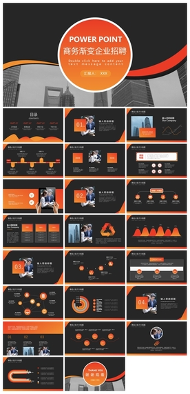 商务会议汇报项目介绍PPT