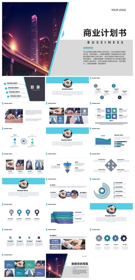 商务会议汇报项目介绍PPT