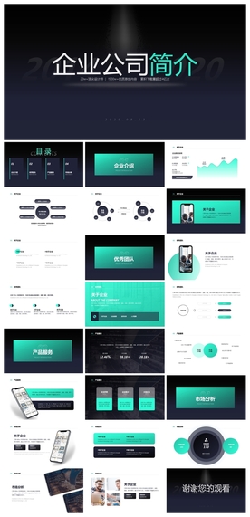 商务会议汇报项目介绍PPT