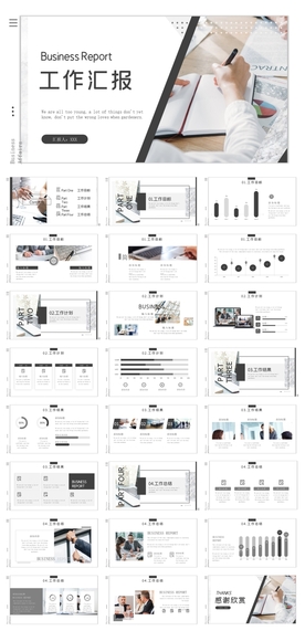 商务会议汇报项目介绍PPT