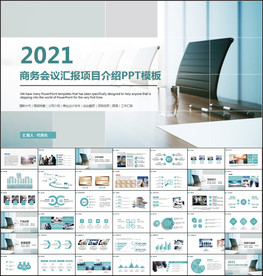 商务会议汇报项目介绍PPT