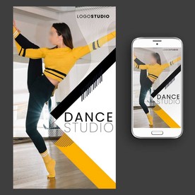 现代舞培训招生海报图片