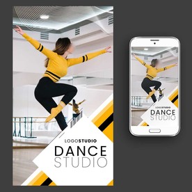 现代舞培训招生海报图片