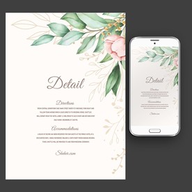 婚礼邀请函图片