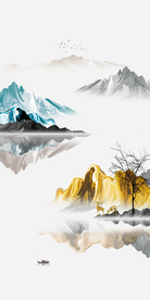 水墨画意境装饰画