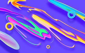 蓝色渐变时尚背景