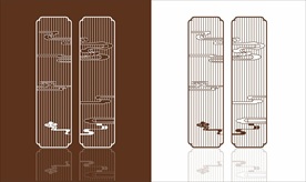 新中式铁艺雕花