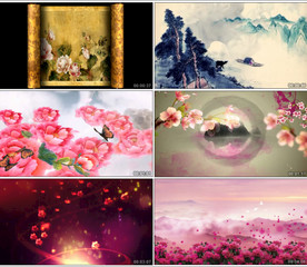 书简舞 舞蹈大屏幕舞美背景视频