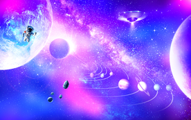 唯美浩瀚宇宙星空吊顶