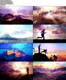 歌曲飞得更高led舞台背景视频