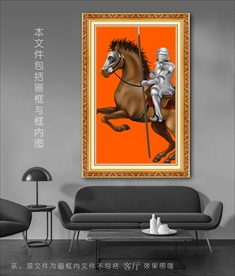 高档玄关客厅挂画