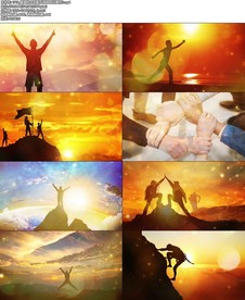 最美的太阳配乐视频成品素材