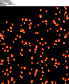 孔明灯视频素材