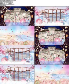 4K《笑纳》歌曲舞台背景