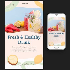果汁饮品海报