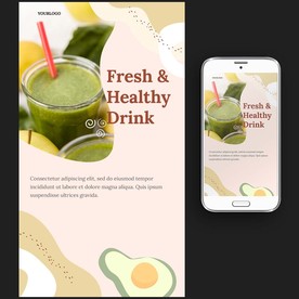 果汁饮品海报