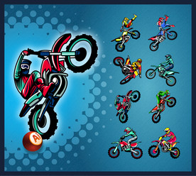 矢量越野摩托特技系列