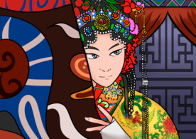 戏剧京剧人物女形象