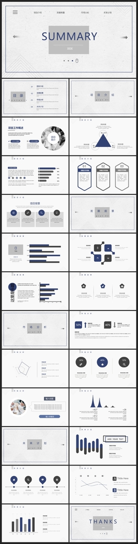 商务会议汇报项目介绍PPT