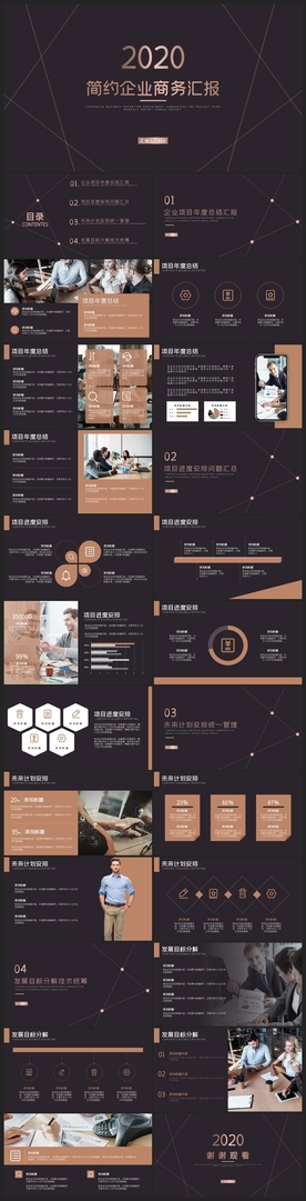 商务会议汇报项目介绍PPT