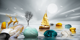 石来运转麋鹿玄关