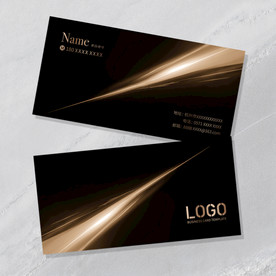 高档名片模板设计