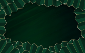 绿色折页装饰背景