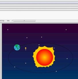 地球太阳公转自转相关动画