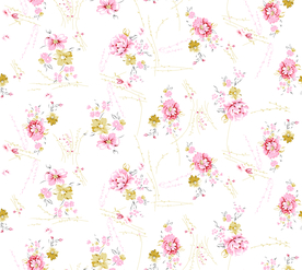 高档乱花花卉碎花花朵