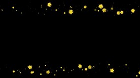 桂花遮罩边框前景装饰视频带通道