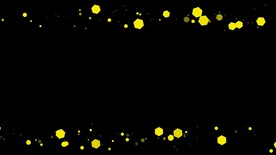 六边形遮罩边框前景装饰视频带通