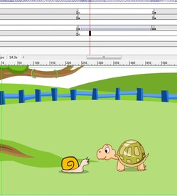 乌龟和蜗牛的比赛25秒
