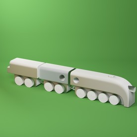 3D火车模型设计