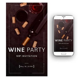 高端红酒 海报