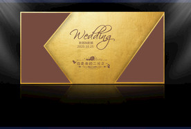 咖啡色婚礼  欧式婚礼背景