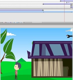 野外观赏鸟儿动画10秒