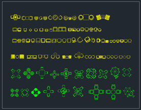 桌子椅子餐桌CAD图库
