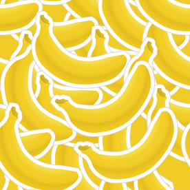 香蕉印花图案