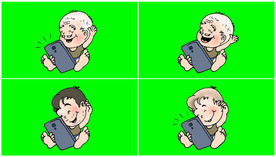 绿屏素材 笑一笑十年少