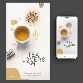 茶点饮料海报