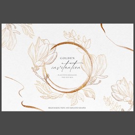 素雅邀请函图片