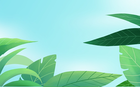 树叶春季装饰背景