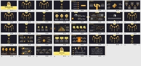 黑金质感工作汇报PPT模板