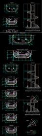 旋转楼梯CAD图纸
