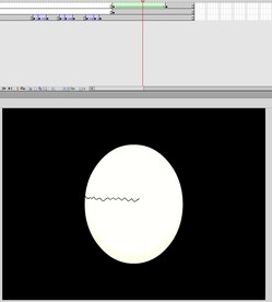鸡蛋碎裂的效果